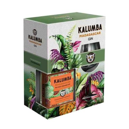 Kalumba Madagascar Blood Orange gin 0,7l 37,5% +1 pohár PDD DRS