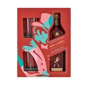 Johnnie Walker Red whiskey 0,7l 40% +2 pohár PDD DRS