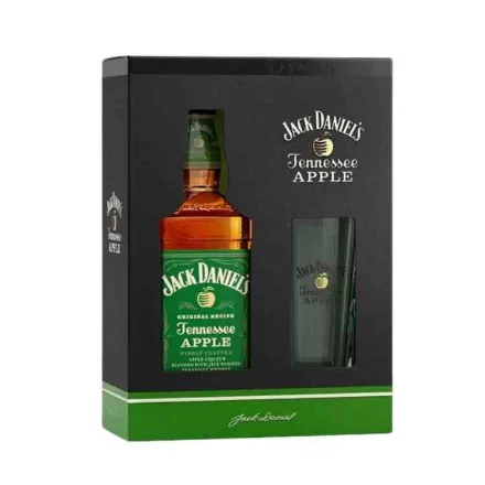 Jack Daniels Apple whiskey 0,7l 35% + pohár DD DRS