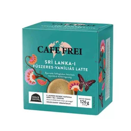 Cafe Frei DG komp. Srí Lankai fűszeres van. latte kapszula 9db/dob 156g B