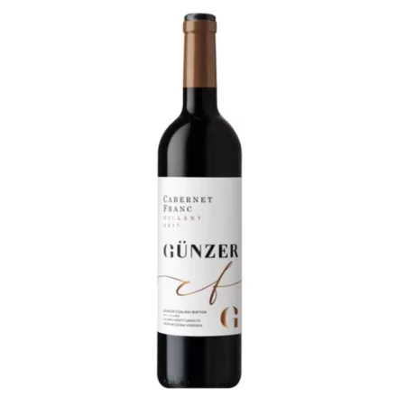 Günzer Cabernet Franc száraz vörösbor 0,75l 2021 DRS