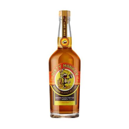 Dirty Monkey Banana Peanut Whiskey Likőr 0,7L 35% DRS