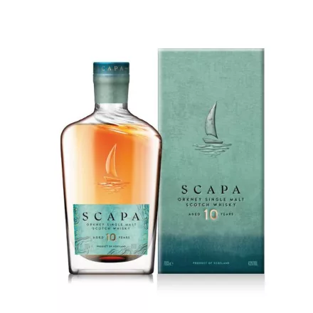 Scapa 10 éves whisky 0,7l 48% DD DRS