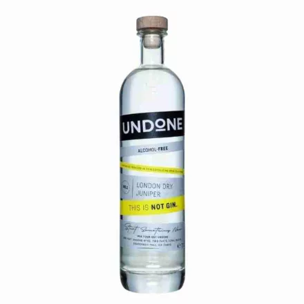 Undone No.2 London Dry Juniper Not gin alk.mentes 0,7l DRS
