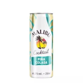   Malibu Pna Colada anaszász-kókuszlikőr koktél  0,25l 5 % CAN DRS