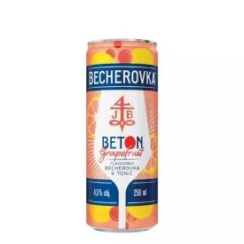 Becherovka BETON Grapefruit RTD 4,5% 0,25l CAN DRS 1/6