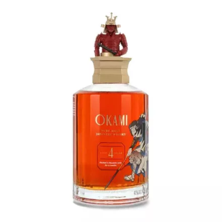 Okami 4 éves Pure Malt whisky 0,7l 40%