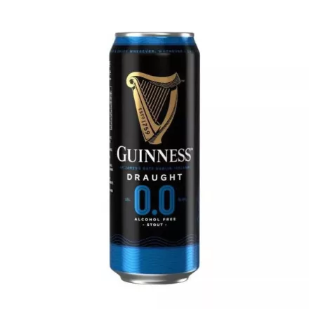 Guinness Draught 0% alk.mentes sör 0,44l dob DRS