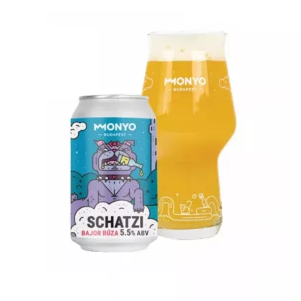 Monyo Schatzi Bajor Búza 5,5% 0,33 l-es doboz pohárral