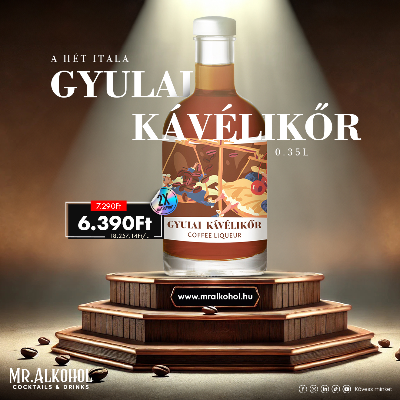 Gyulai Kávélikőr - A hét itala
