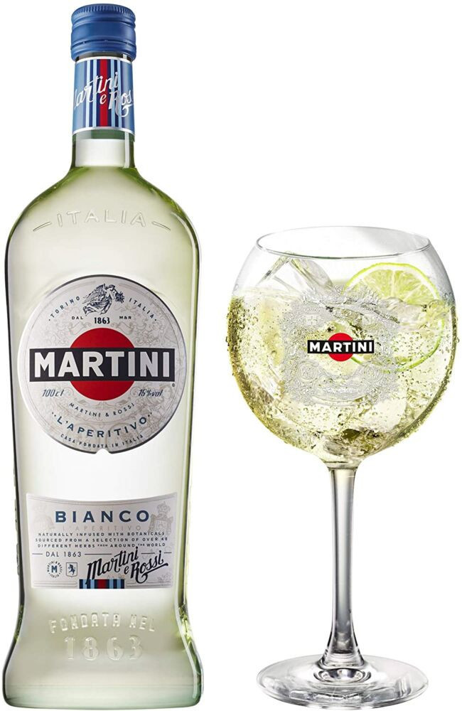 Martini Bianco Vermuth 1L 15% DRS