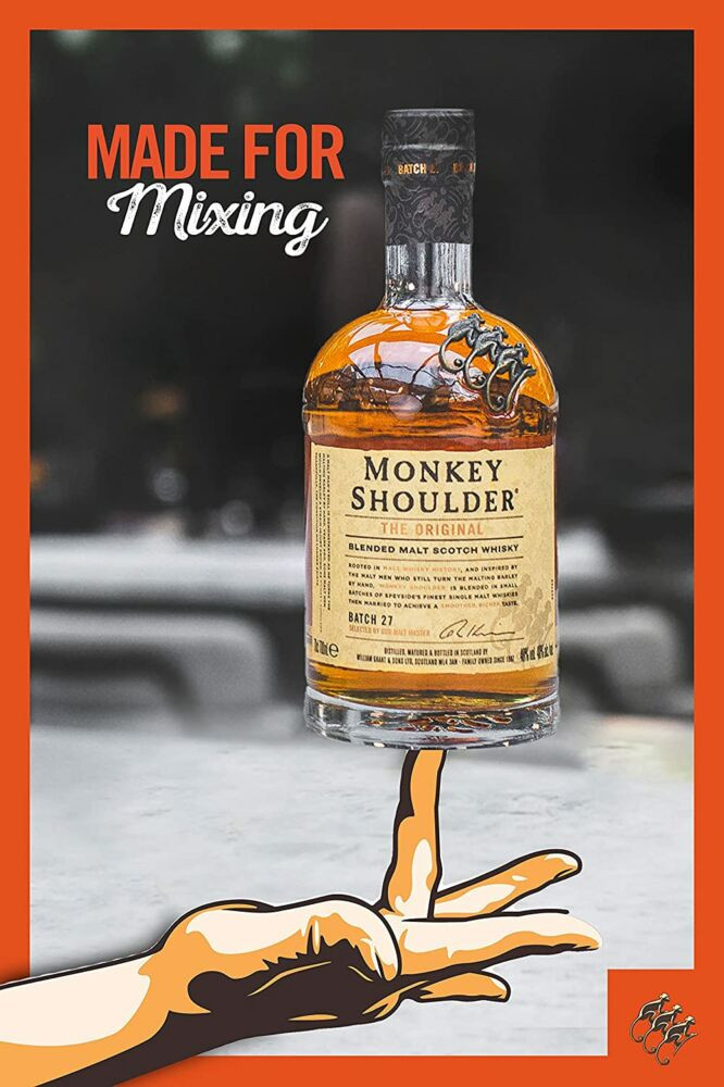 Monkey Shoulder whisky 0,7l 40% DRS Monkey Shoulder whisky 0,7l 40% DRS