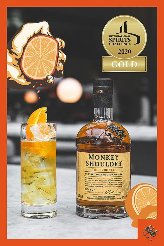 Monkey Shoulder whisky 0,7l 40% DRS Monkey Shoulder whisky 0,7l 40% DRS