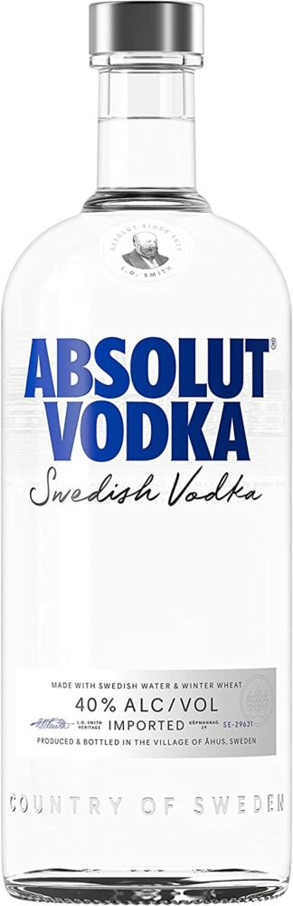 Absolut 1L vodka 40%