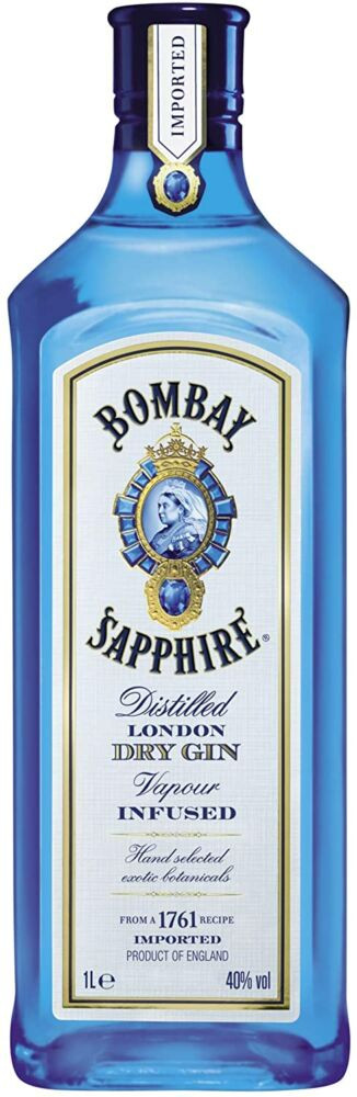 Bombay Sapphire gin 1L 40%