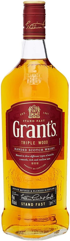 Grants whisky 1L 40%