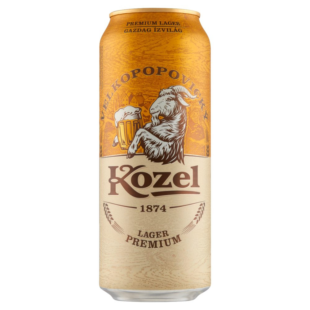 Kozel Premium Lager sör 0,5l 4,6% dob.