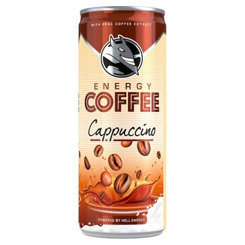 Hell Coffee Cappuccino jeges kávé 250ml CAN