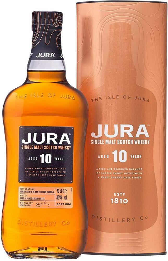 Jura 10 éves whisky 0,7l 40% DD