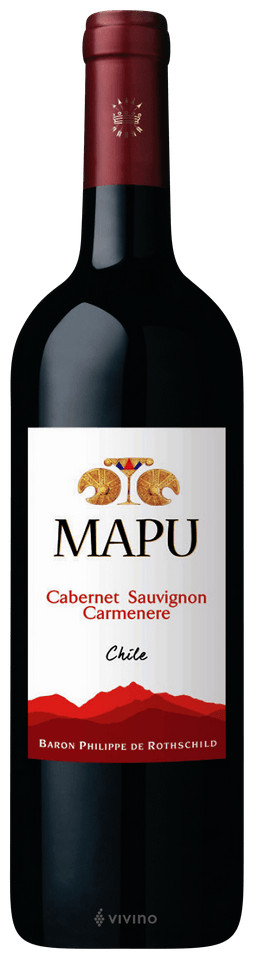 Mapu Cabernet Sauvignon & Carmenere 0,75l Chile 13%