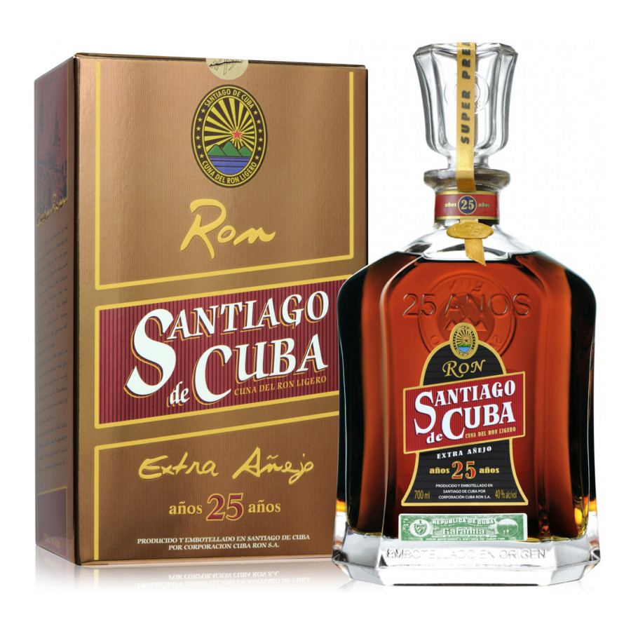 Santiago de Cuba Extra Anejo 25 éves rum 0,7l 40%