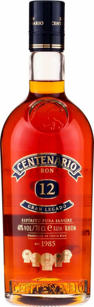 Centenario 12 Gran Legado rum 0,7l 40%***