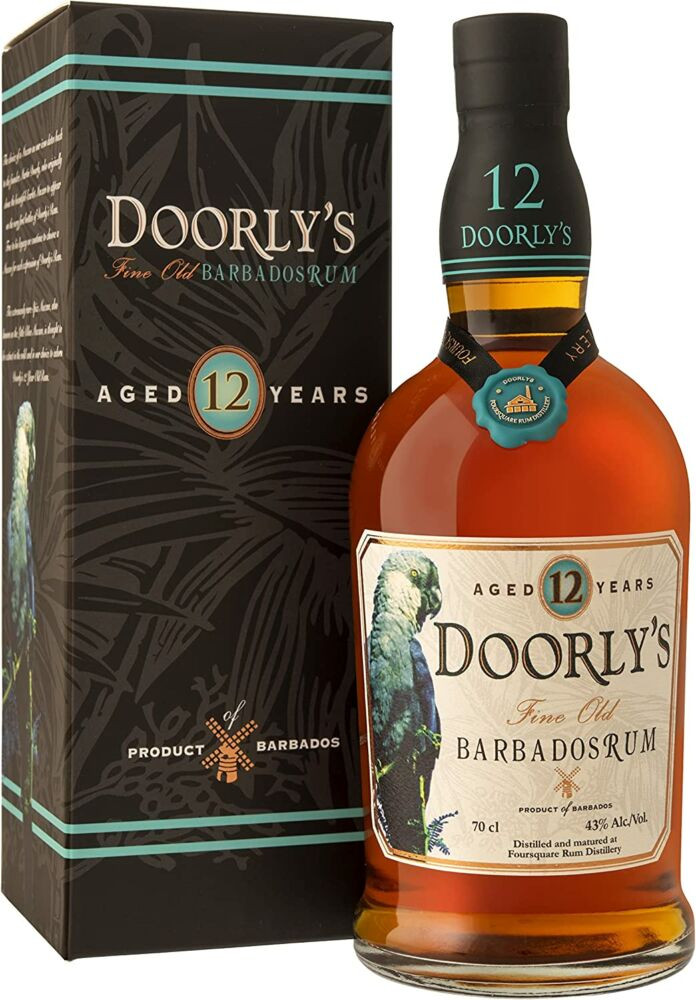 Doorlys 12 éves Fine Old Barbados rum 0,7l 43%***