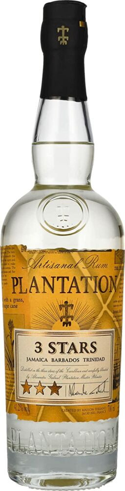 Plantation 3 Stars White rum 1L 41,2%