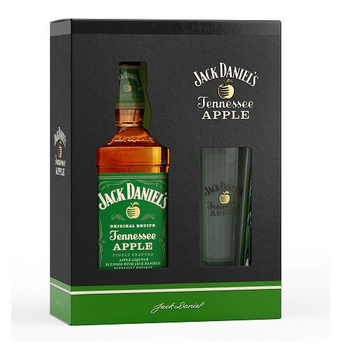 Jack Daniels Apple whiskey 0,7l 35% + pohár DD