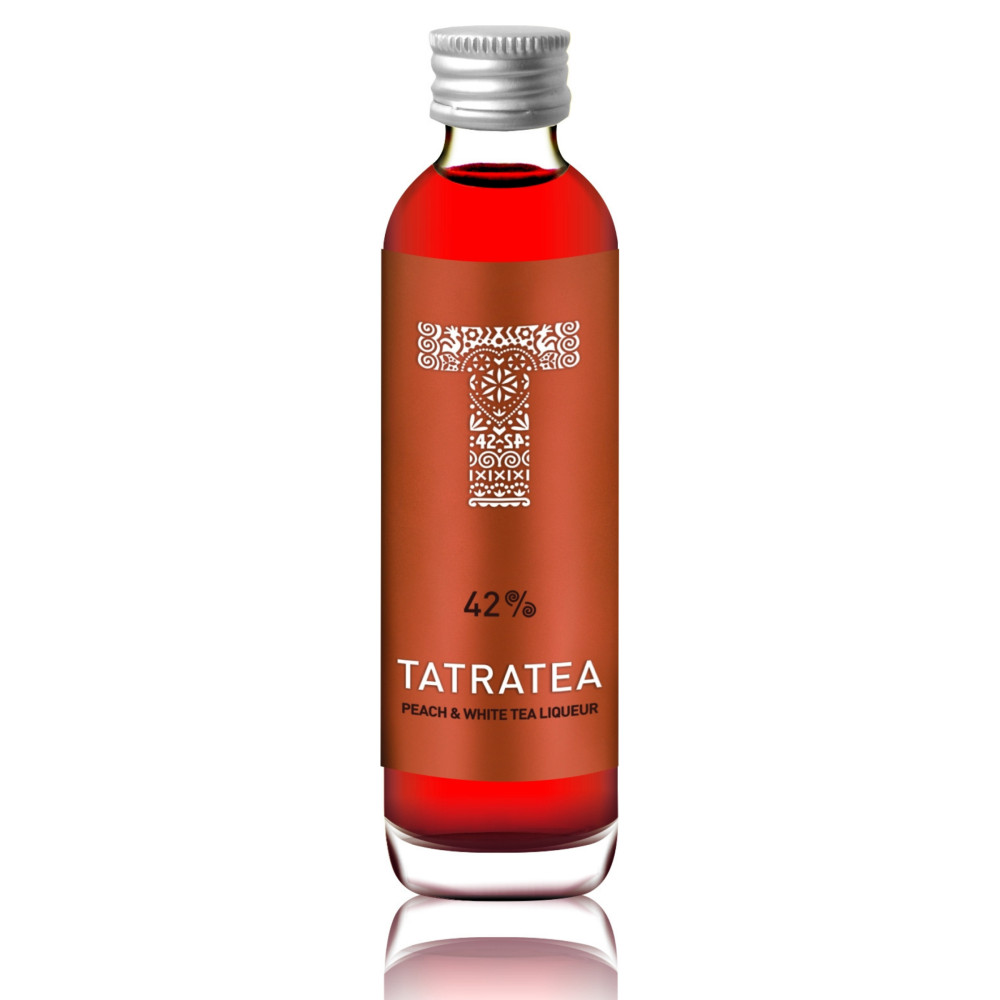 Tatratea Peach - White Tea likőr 0,04l 42% mini