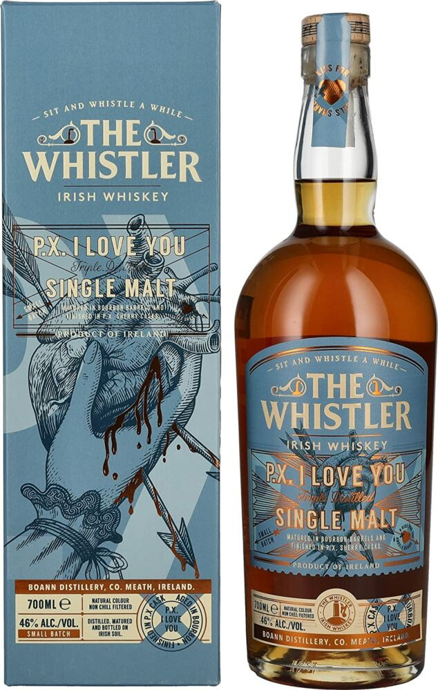The Whistler P.X. I love you Single Malt Irish Whiskey 0,7l 46%