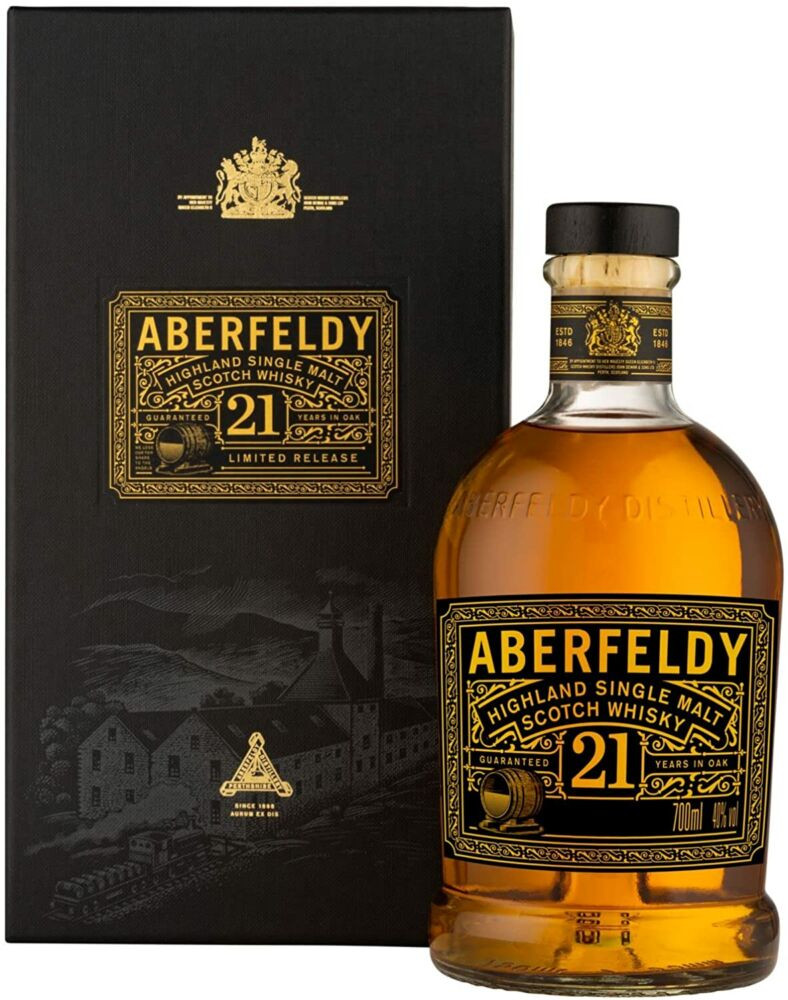 Aberfeldy 21 éves Scotch Whisky 0,7l 40% prémium DD