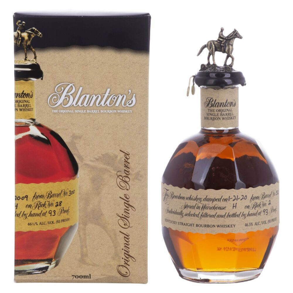 Blantons The Original Single Barrel Bourbon Whiskey 0,7l 46,5% DD