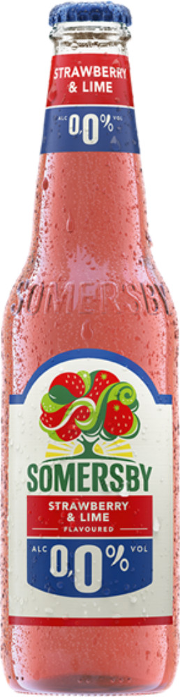 Somersby Strawberry Lime alkoholmentes cider 0,33l