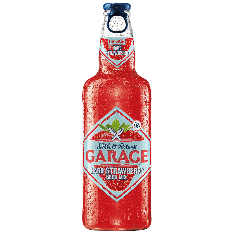 Garage Hard söralapú ízesített ital Strawberry 0,4l