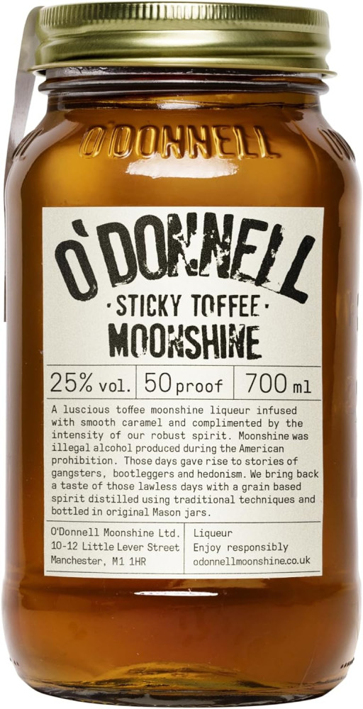 O Donnell Moonshine Sticky Toffee likőr 0,7l 25%
