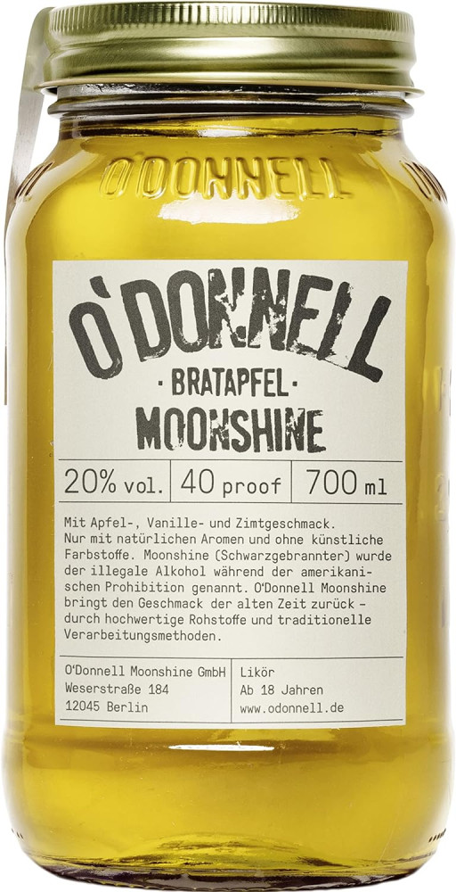 O Donnell Moonshine Roasted Apple likőr 0,7l 20%