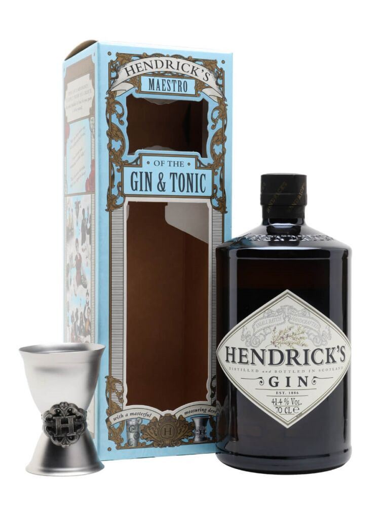 Hendricks gin 0,7l 41,4% Jigger Pack DD