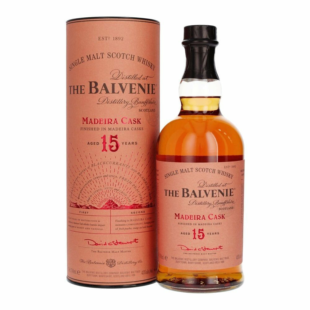 Balvenie 15 éves Madeira Scotch Whisky 0,7l 43% DD