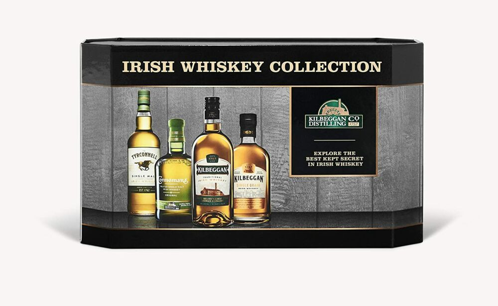 Irish Whiskey Collection 4x0,05l Connemara, Kilbeggan, Tyrconnel DD