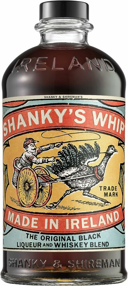 Shankys Whip Black Irish Whiskey Likőr 0,7L 33%