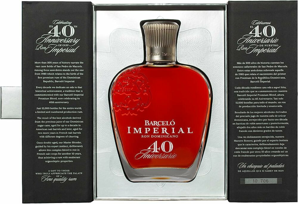 Barceló Imperial Premium Blend 40th Anniversary rum 0,7l 43% DD