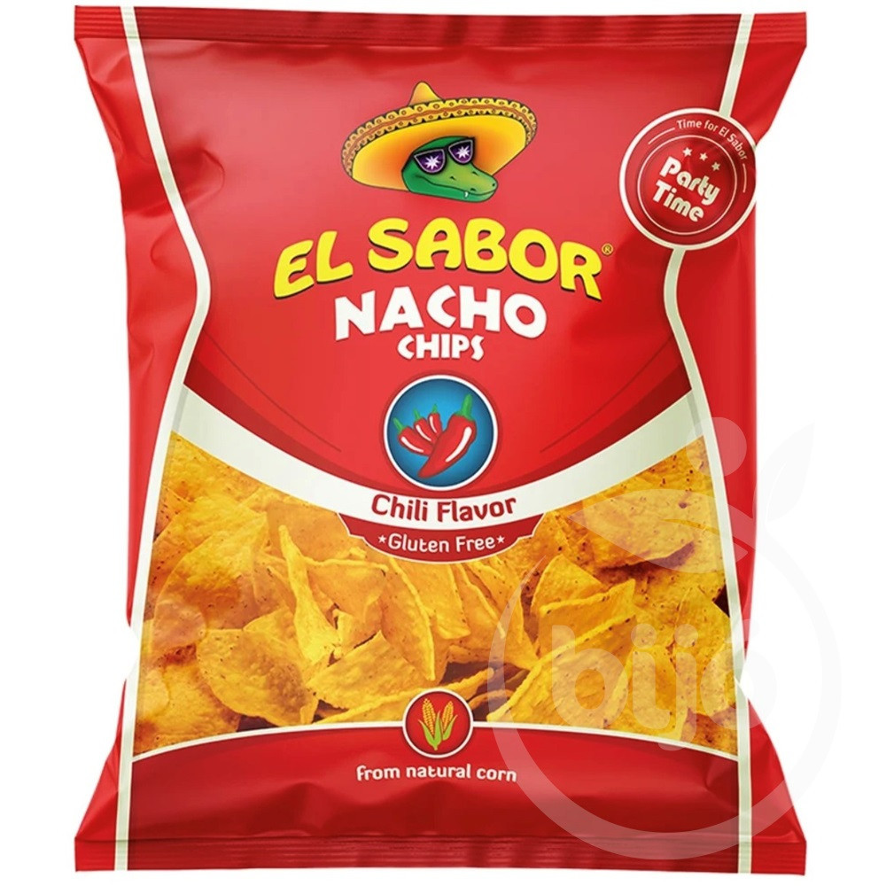 El Sabor Nacho chips - chilis 100g 1/16