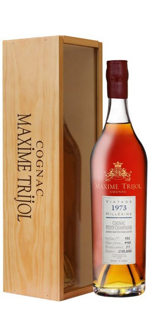 Maxime Trijol Cognac 1973 Vintage 0,7l 44% fa dd.